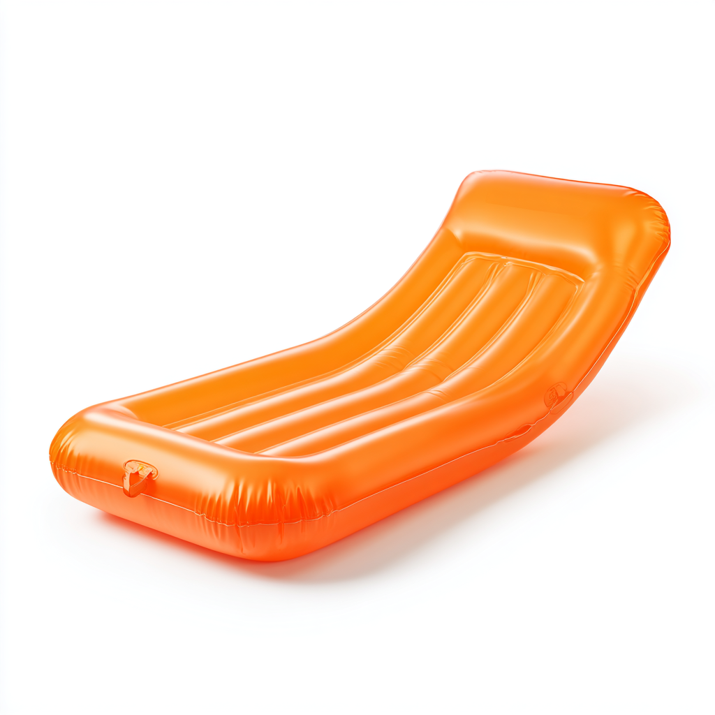 Qubixo Floating Beach Sofa - Sunset Orange