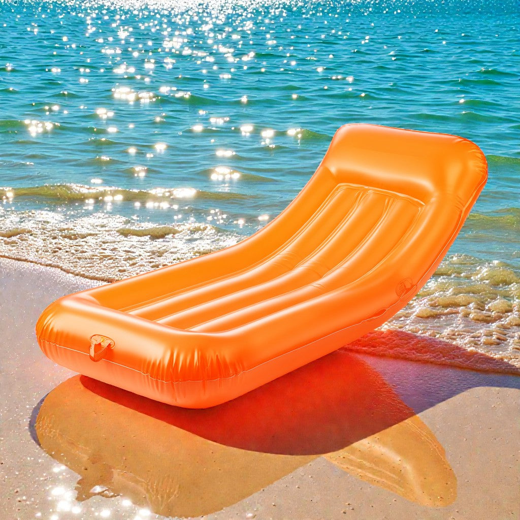 Qubixo Floating Beach Sofa - Sunset Orange